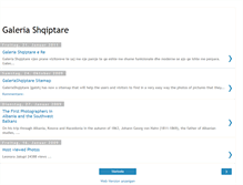Tablet Screenshot of galeria-shqiptare.blogspot.com