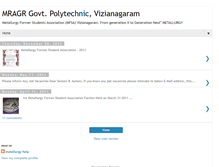 Tablet Screenshot of mragrgovtpolytechnic.blogspot.com