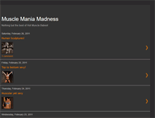 Tablet Screenshot of musclemaniamadness.blogspot.com