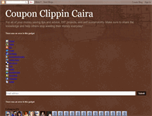 Tablet Screenshot of couponclippincaira.blogspot.com
