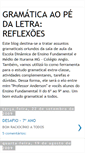 Mobile Screenshot of gramaticaaopedaletra.blogspot.com