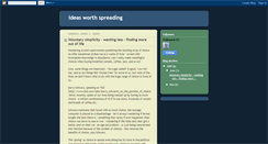 Desktop Screenshot of greatideasworthspreading.blogspot.com