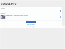 Tablet Screenshot of mosques.blogspot.com