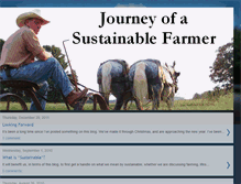 Tablet Screenshot of journeyofasustainablefarmer.blogspot.com