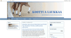 Desktop Screenshot of koottualaukkaa.blogspot.com