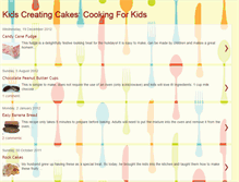 Tablet Screenshot of kidscreatingcakes.blogspot.com