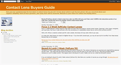 Desktop Screenshot of contactlensbuyersguide.blogspot.com