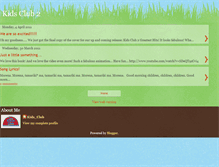 Tablet Screenshot of kidsclub2.blogspot.com