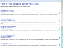 Tablet Screenshot of danishfloorlamp.blogspot.com