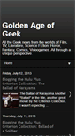 Mobile Screenshot of goldenageofgeek.blogspot.com