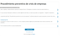 Tablet Screenshot of crisisdeempresas.blogspot.com