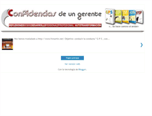 Tablet Screenshot of confidenciasdeungerente.blogspot.com