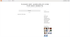 Desktop Screenshot of jaimeleeloy.blogspot.com