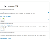 Tablet Screenshot of earne-money.blogspot.com