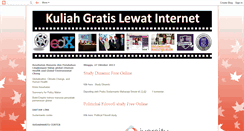 Desktop Screenshot of kuliahgratislewatinternet.blogspot.com