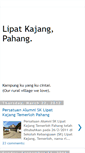 Mobile Screenshot of lipatkajang-pahang.blogspot.com