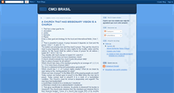 Desktop Screenshot of cmcibrasil.blogspot.com