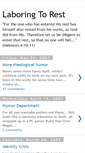 Mobile Screenshot of laboringtorest.blogspot.com