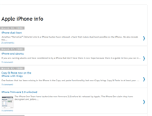 Tablet Screenshot of infoappleiphone.blogspot.com