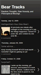 Mobile Screenshot of beartrackst2nowhere.blogspot.com