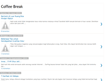 Tablet Screenshot of cumacoffeebreak.blogspot.com