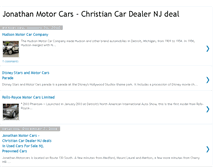 Tablet Screenshot of jonathanmotorcars.blogspot.com