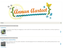 Tablet Screenshot of annanaarteet.blogspot.com