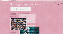 Desktop Screenshot of 31cinthyaolea.blogspot.com