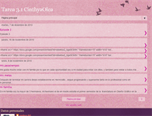 Tablet Screenshot of 31cinthyaolea.blogspot.com