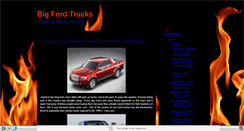 Desktop Screenshot of bigfodtrucks.blogspot.com