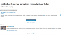 Tablet Screenshot of goldenhawkflutes.blogspot.com