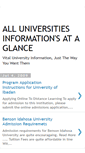 Mobile Screenshot of nigeriauniversitiesinfo.blogspot.com