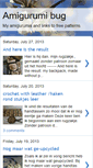 Mobile Screenshot of amigurumibug.blogspot.com