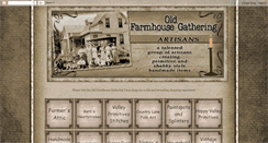 Desktop Screenshot of oldfarmhousegatheringartisans.blogspot.com