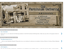 Tablet Screenshot of oldfarmhousegatheringartisans.blogspot.com