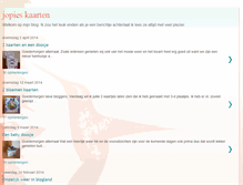 Tablet Screenshot of jopieskaarten.blogspot.com