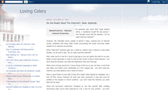 Desktop Screenshot of lovingcelery.blogspot.com