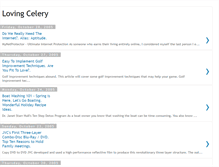 Tablet Screenshot of lovingcelery.blogspot.com
