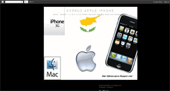 Desktop Screenshot of iphonecyprus.blogspot.com