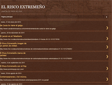 Tablet Screenshot of elriscoextremeno.blogspot.com