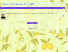 Tablet Screenshot of barbarazeitlinkravets.blogspot.com