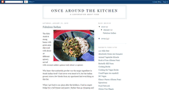 Desktop Screenshot of oncearoundthekitchen.blogspot.com