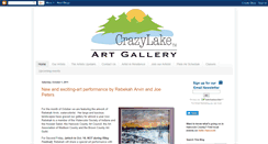 Desktop Screenshot of crazylakeartgallery.blogspot.com