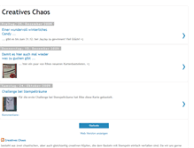 Tablet Screenshot of creatives-chaos.blogspot.com