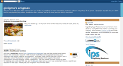 Desktop Screenshot of ginigma.blogspot.com