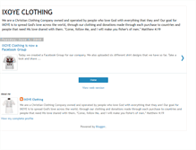 Tablet Screenshot of ixoyeclothing.blogspot.com