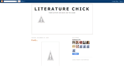 Desktop Screenshot of literaturechickarchives.blogspot.com