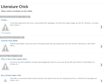 Tablet Screenshot of literaturechickarchives.blogspot.com
