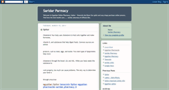 Desktop Screenshot of egyptianpharmacies.blogspot.com