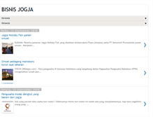 Tablet Screenshot of bisnisdijogja.blogspot.com